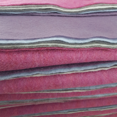 Felbi allsort in pink, mauve, grey blue and white