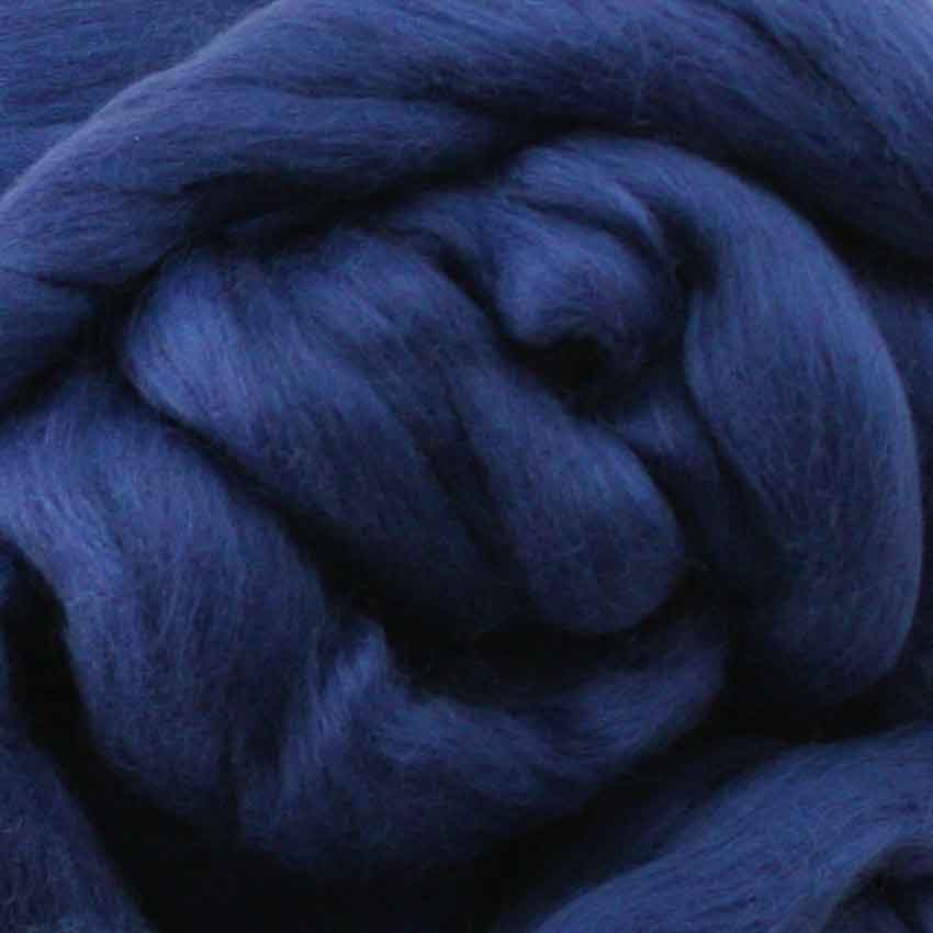fifty grams divine merino wool top for felting in ink colour