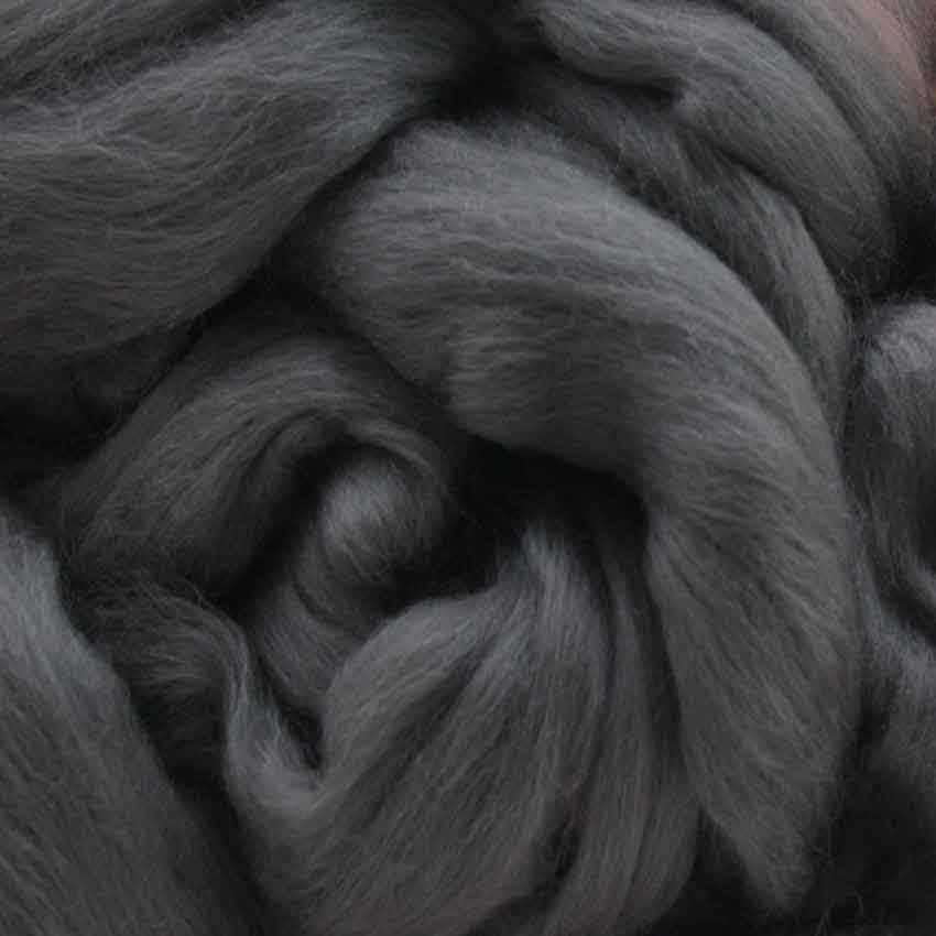 fifty grams divine merino wool top for felting in urban colour