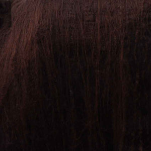 
                  
                    close up of silk lap in Clay, a rich, dark brown colour
                  
                