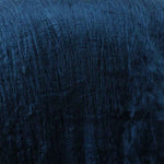 close up of silk lap denim