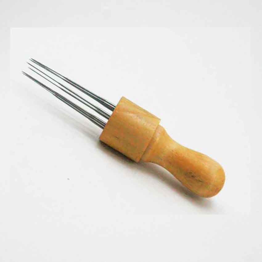 Wooden Needle Punch with  8N for needle felting